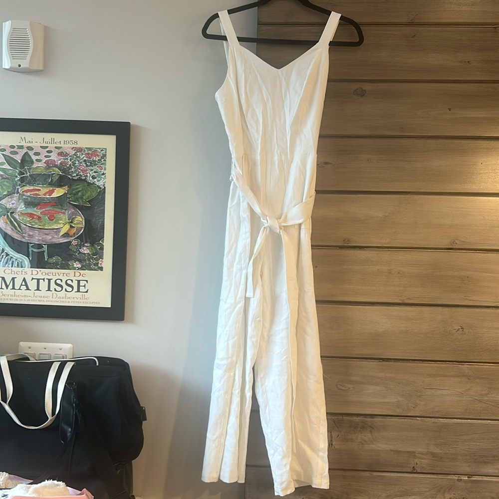 White jumpsuit from The Limited